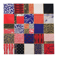 Japanese Fabric Gift Wrap/Scarf | Furoshiki | 90cm×90cm | Checkered Pattern